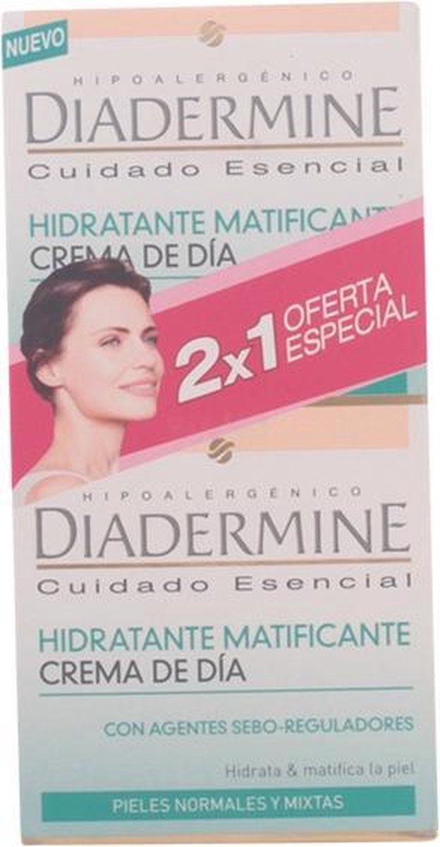 Diadermine Crema Hidratante Matificante Dia Pnm Lote 2 X 50 Ml