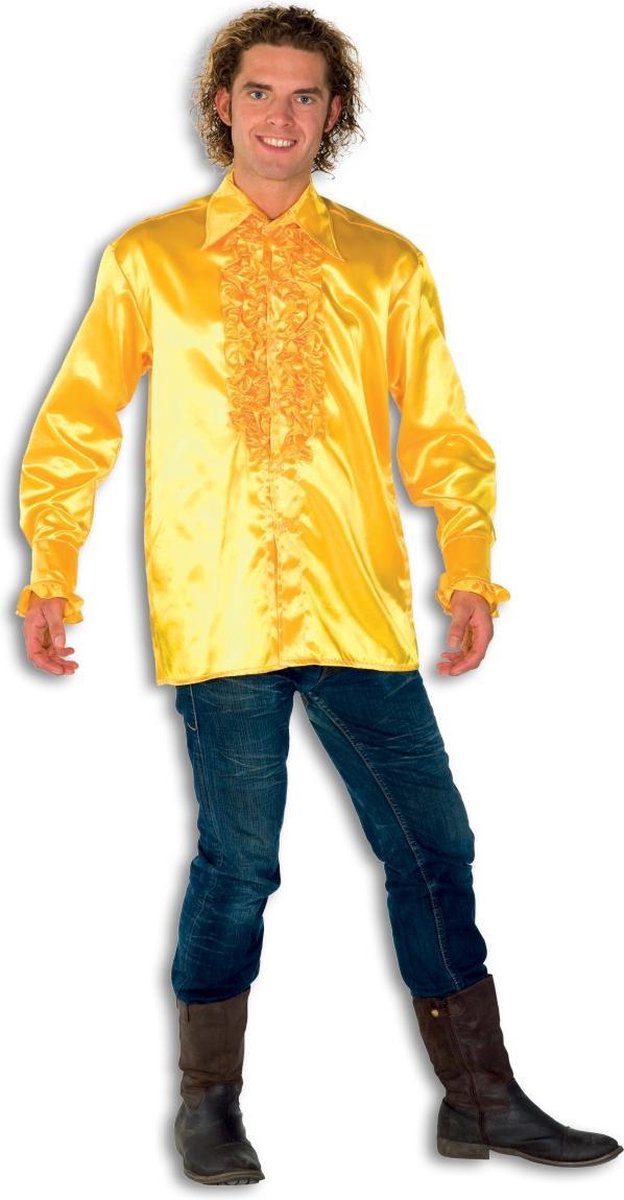 Ruche Blouse Geel