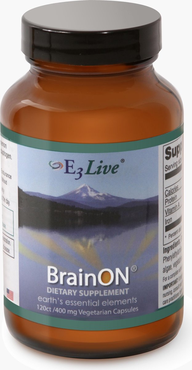 E3Live / BrainON® 400mg Biologisch – 120 vcaps