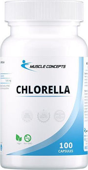 Chlorella | Muscle Concepts - Superfood - voedingssupplement - 100 capsules