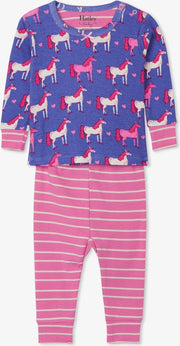 Hatley Meisjes 2-delige Baby Pyjamaset Hearts And Horses