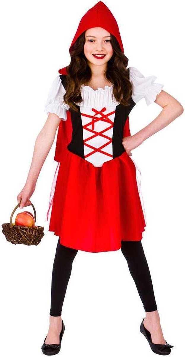 E-Carnavalskleding.nl: 128cm - e-Carnavalskleding.nl Roodkapje kostuum voor kids