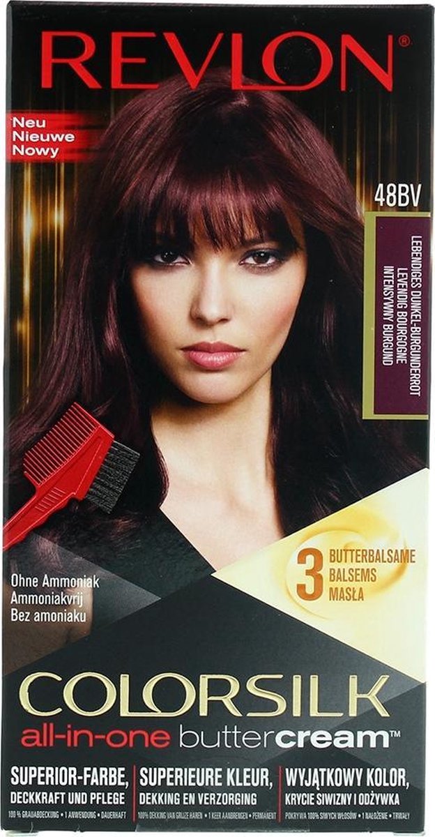 Revlon Luxurious Colorsilk Buttercream Hair Color 126.8ml - 46BV Vivid Burgundy