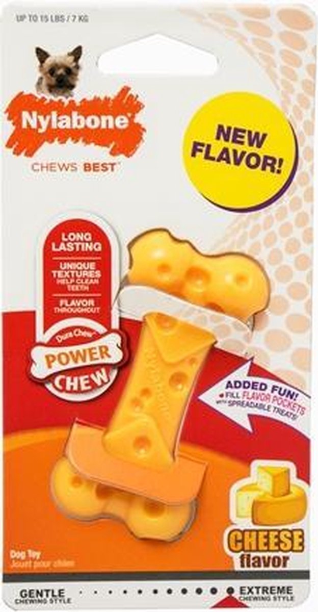 Nylabone Extreme kauwbot met kaassmaak - X-Small