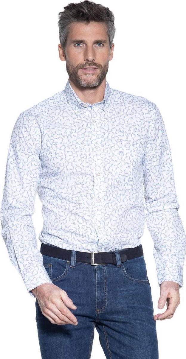 Campbell Classic Casual overhemd lange mouw