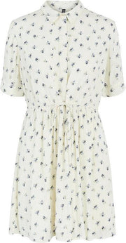 Pcthea Ss Dress 17113721 Cloud Dancer/small Flow