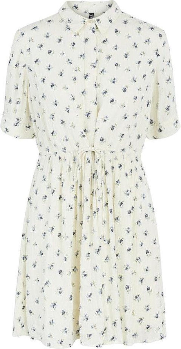 Pcthea Ss Dress 17113721 Cloud Dancer/small Flow