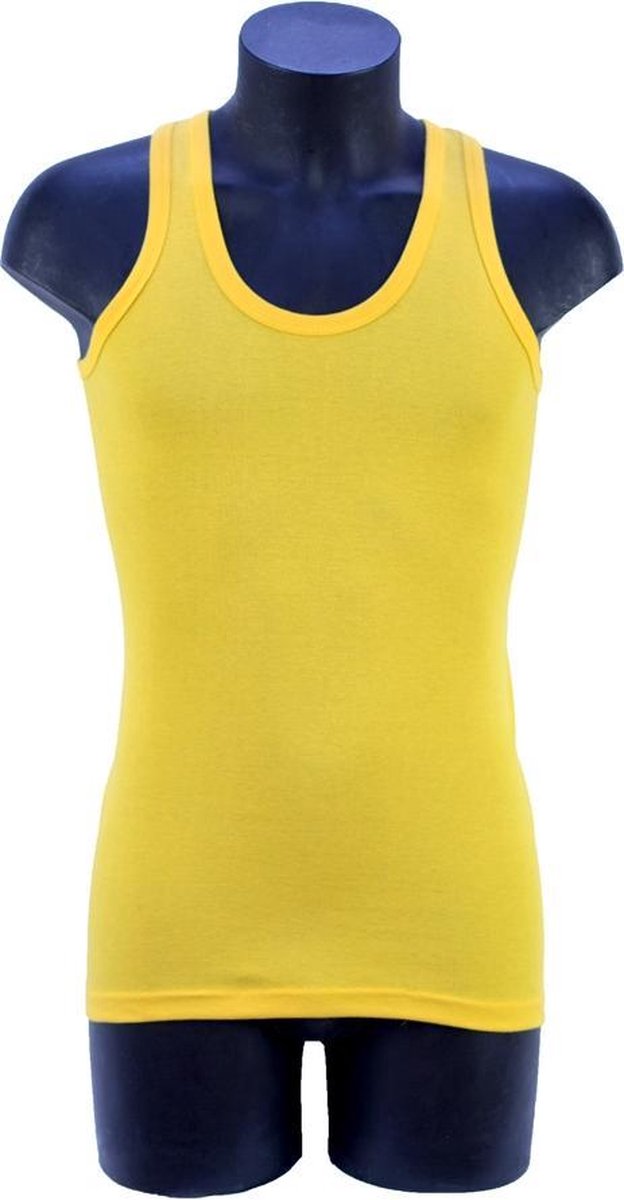 Top kwaliteit hemd - 100% katoen - Geel - Maat XL