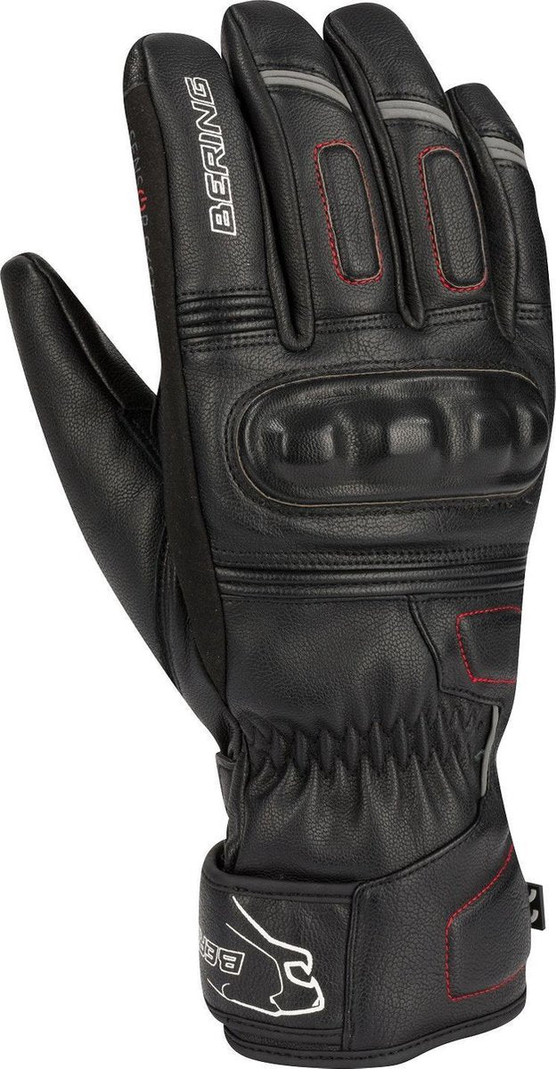 Bering Whip Black Motorcycle Gloves T9