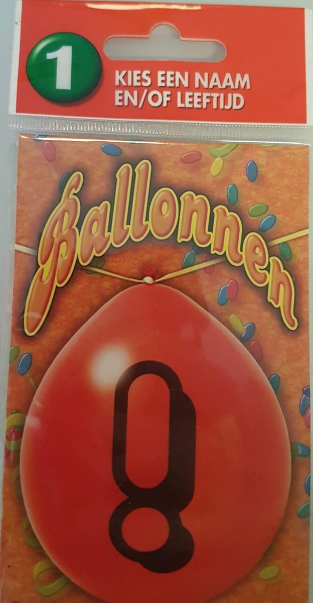 ballon met ! erop
