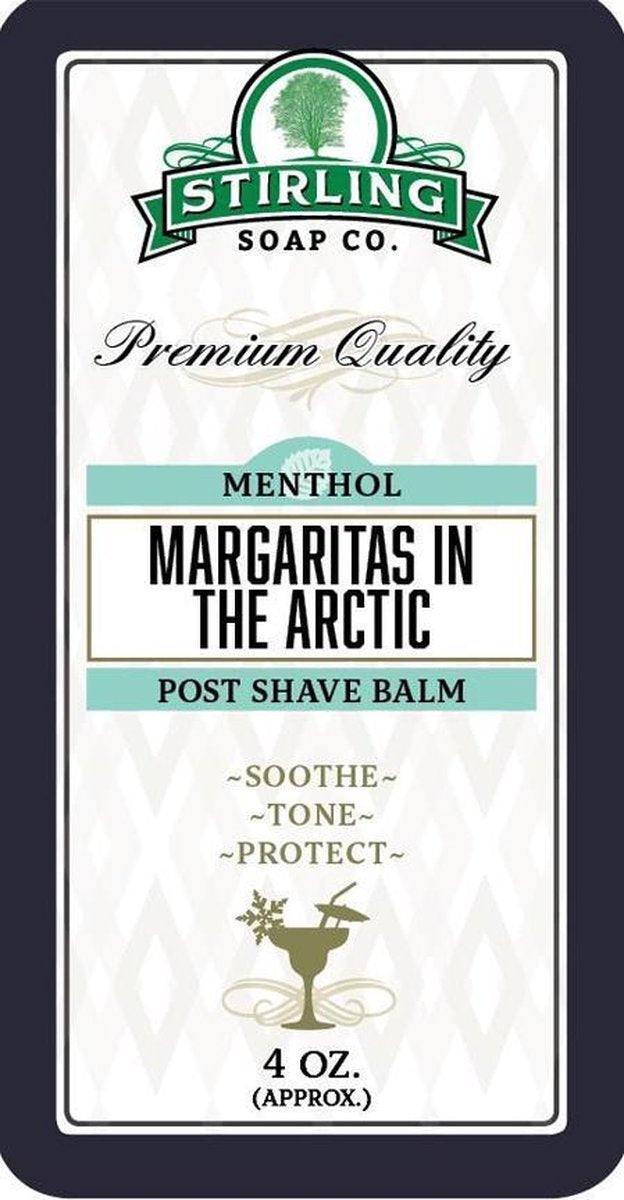 Stirling Soap Co. after shave balm Margaritas in the Artic 118ml
