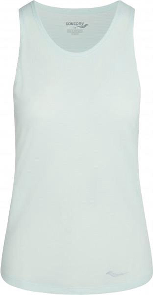 Saucony Stopwatch Singlet Dames - blauw - maat XS