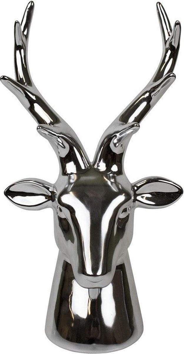 spaarpot hert zilver large*