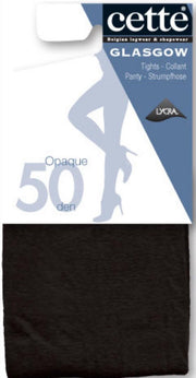 Cette Glasgow Plussize Panty 50 den Nearly Black 4 XL (58/60)