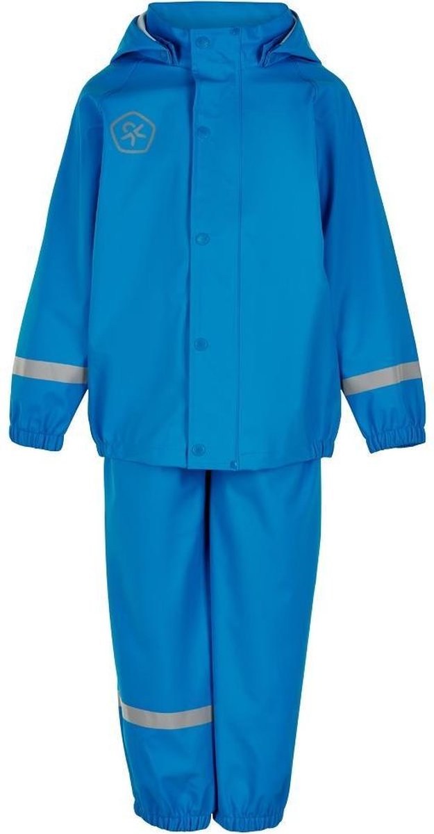 Color Kids - Regenpak voor kinderen - Effen - Lichtblauw - maat 98cm