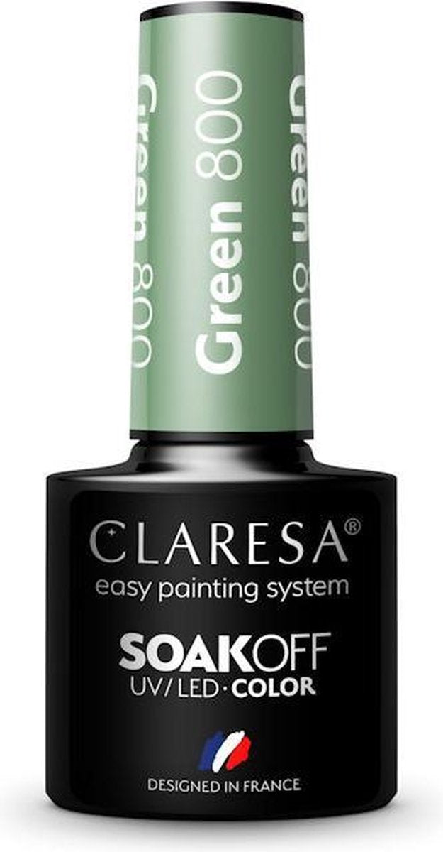Claresa UV/LED Hybrid Gel Nagellak Groen #800 - 5ml.