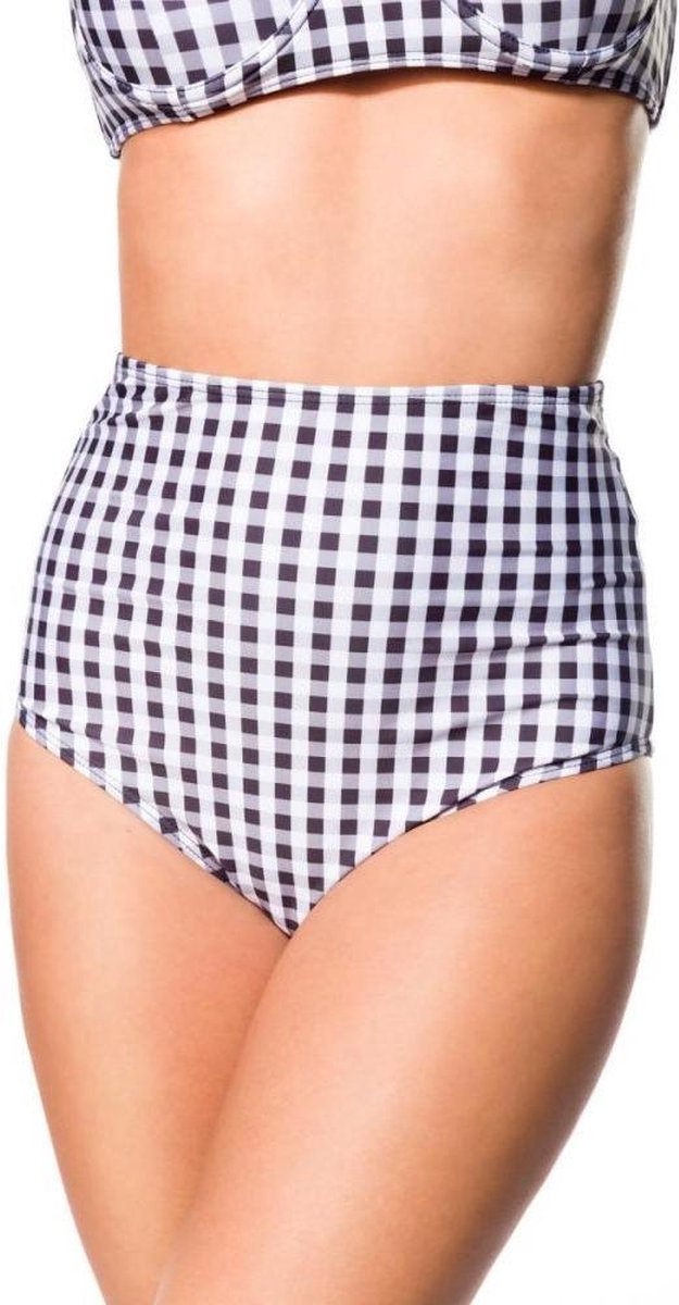 Belsira Bikinibroekje -2XL- 50115 Zwart/Wit