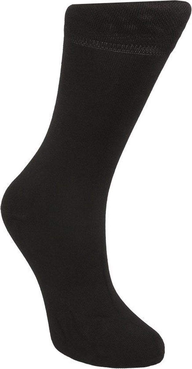 Eureka - 3 Paar Heren/Dames Bamboe sokken - 80% Bamboe vezel - Maat 35/38 - Zwart