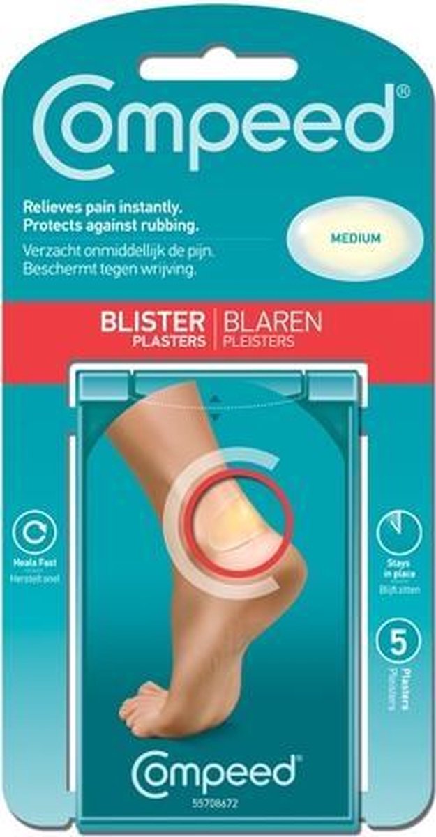 Compeed Blarenpleisters Medium Voordeelverpakking 6 x 5 stuks