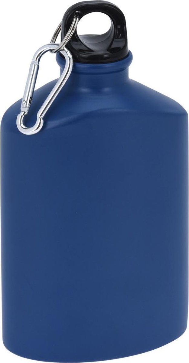 Free And Easy Drinkfles 10x5x19 Cm Aluminium 500 Ml Blauw