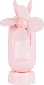 Draagbare USB-oplader Stille handventilator (roze)