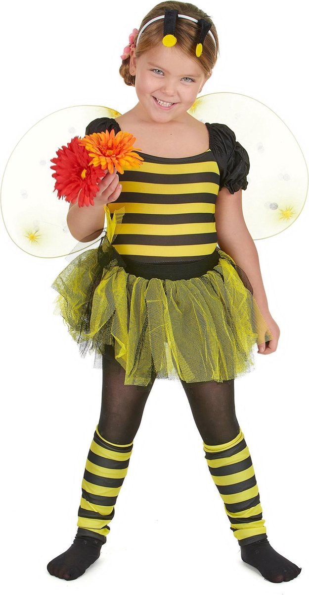 Verkleedkostuum Bij voor meisjes Carnavalpak - Verkleedkleding - 134/146