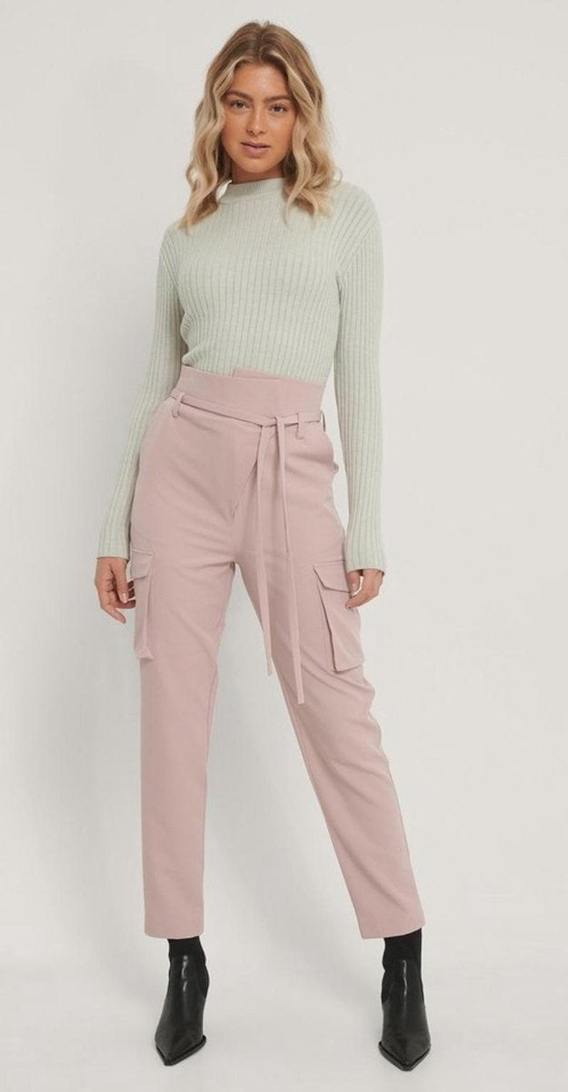 Isha x Nakd overlapped broek oud roze - 40