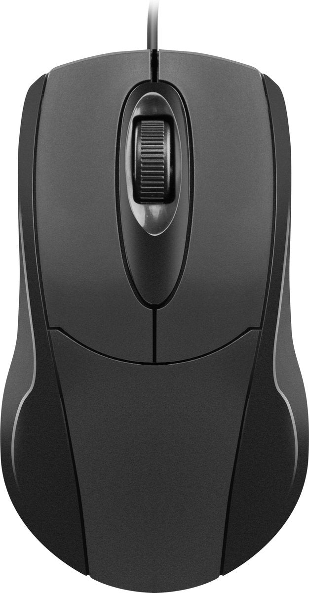 Natec Ruff bedrade muis met optische sensor - Zwart