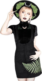 Restyle Korte jurk -XL- Fern Zwart