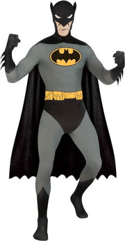"Kostuum van een tweede huid van Batman™ voor volwassenen - Verkleedkleding - 152/160"