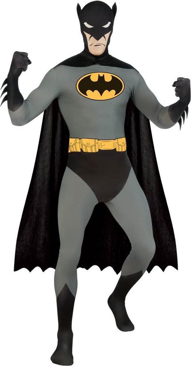 "Kostuum van een tweede huid van Batman™ voor volwassenen - Verkleedkleding - 152/160"