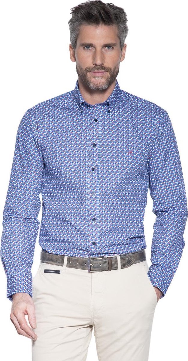 Campbell Classic Casual overhemd lange mouw