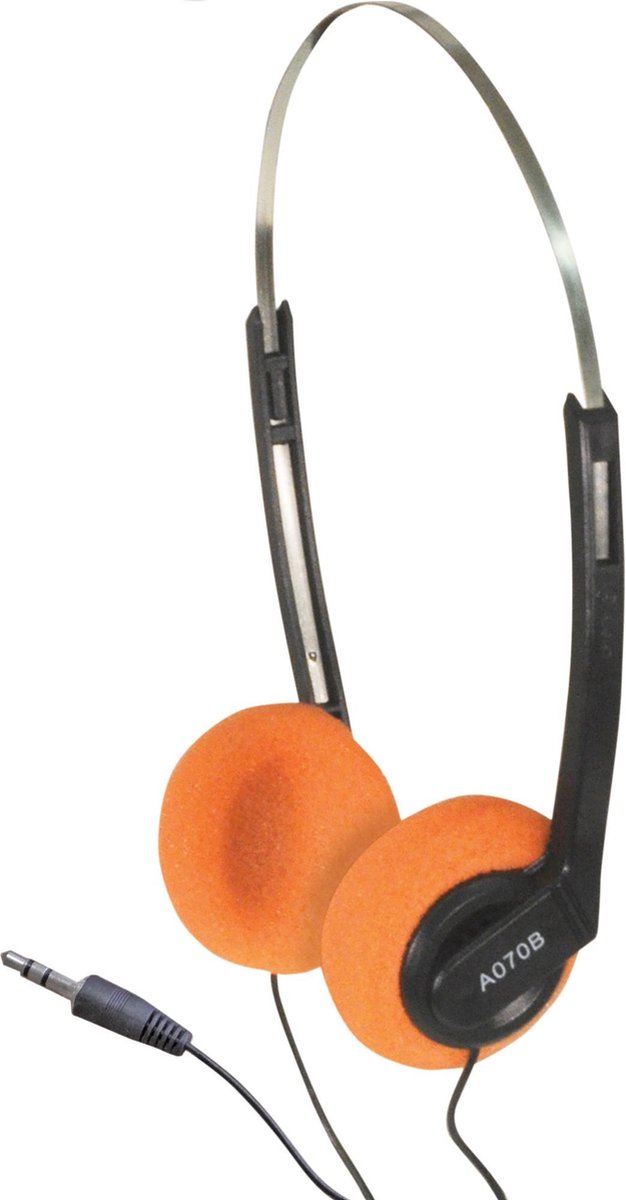 SoundLAB lichtgewicht on-ear stereo hoofdtelefoon / oranje - 1
