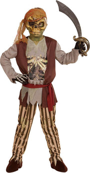 Zombie piratenkostuum voor jongens - Verkleedkleding