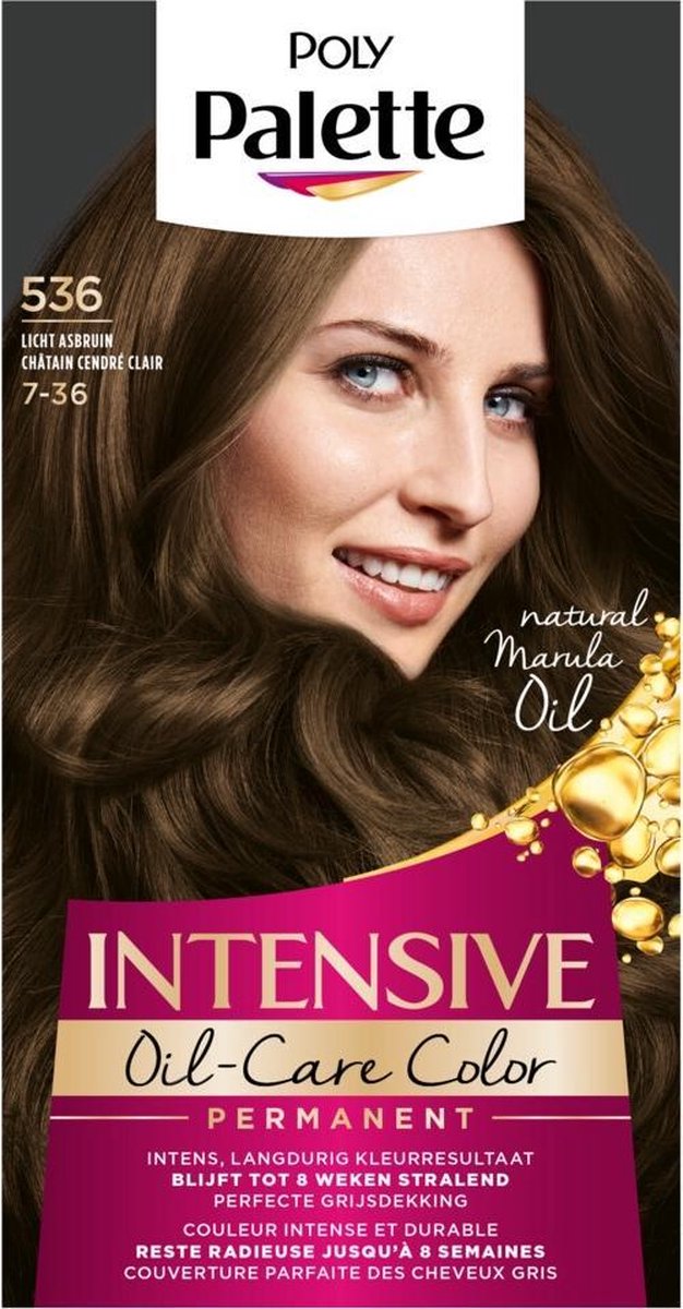 Poly Intensive crÃ¨me color 536 licht asbruin