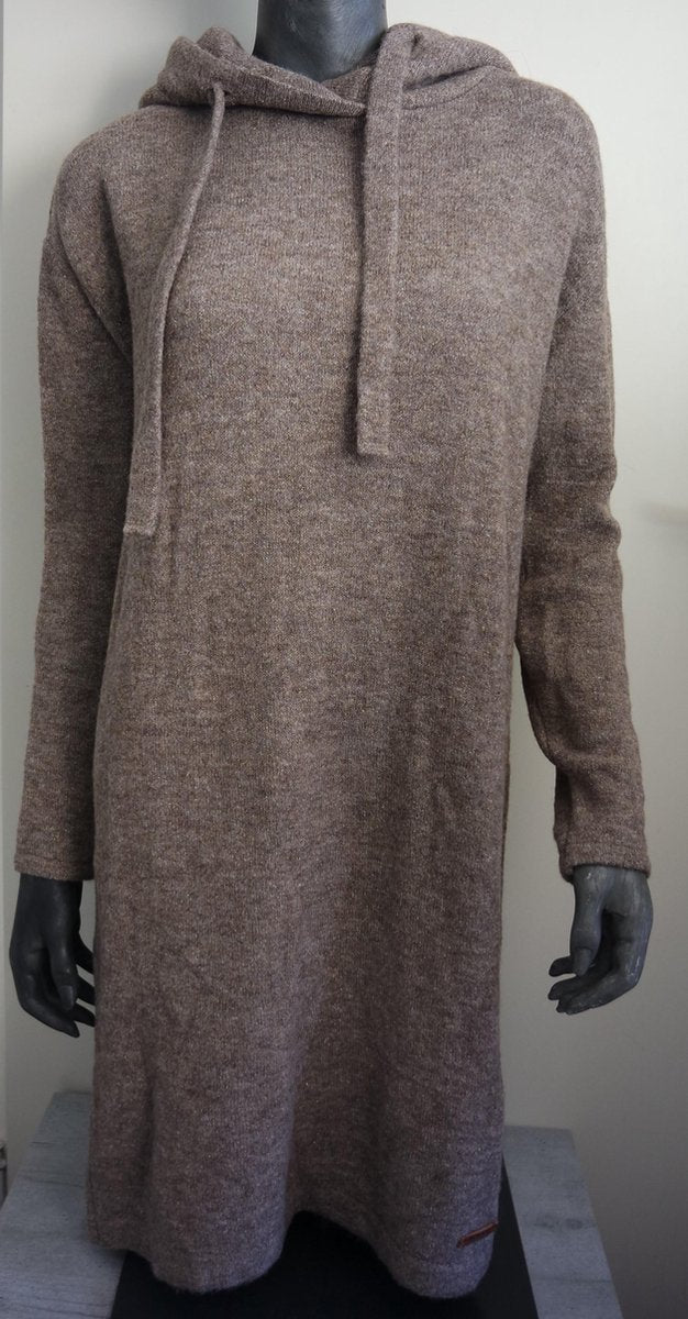 Moscow Hooded Dress - Clay - Maat S