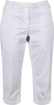 Regatta Women's Maleena II Casual Capri Trousers Outdoorbroek Dames - Wit - Maat 42