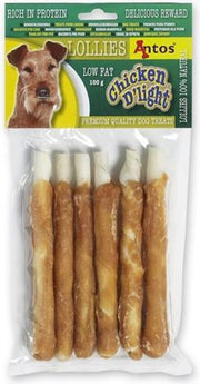 Antos chicken d'light lollies - 100 gr - 1 stuks