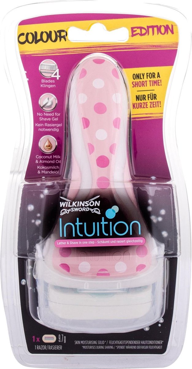 Wilkinson Intuition Houder incl. 1 mesje - Limited Color Edition
