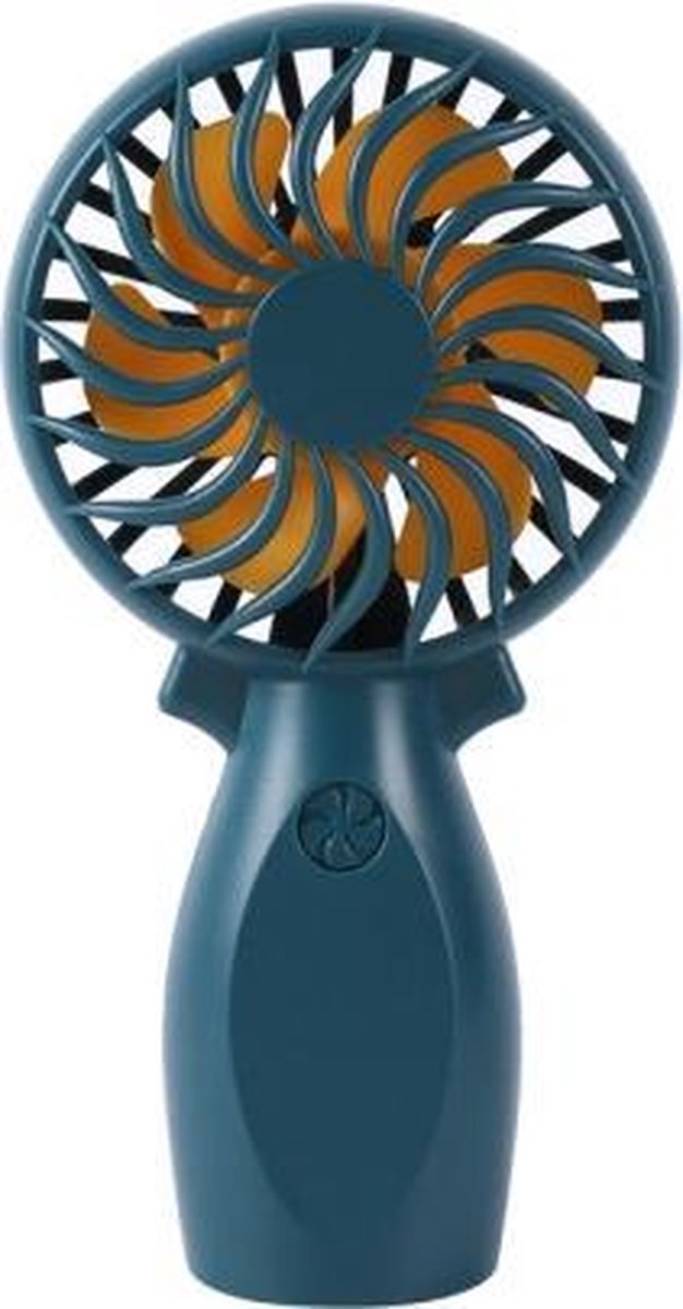 N95 2 PCS Handheld USB draagbare miniventilator voor buiten (diepblauw)