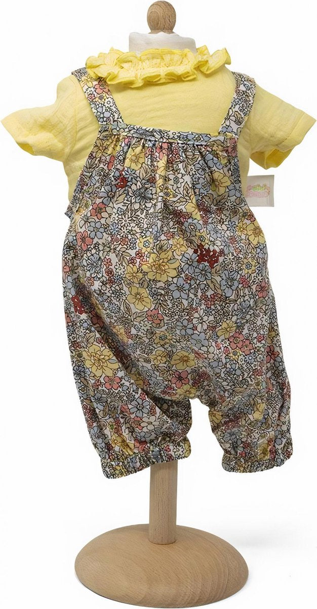 Toizz Babypop Jumpsuit Meisjes 42/46 Cm Polyester Geel