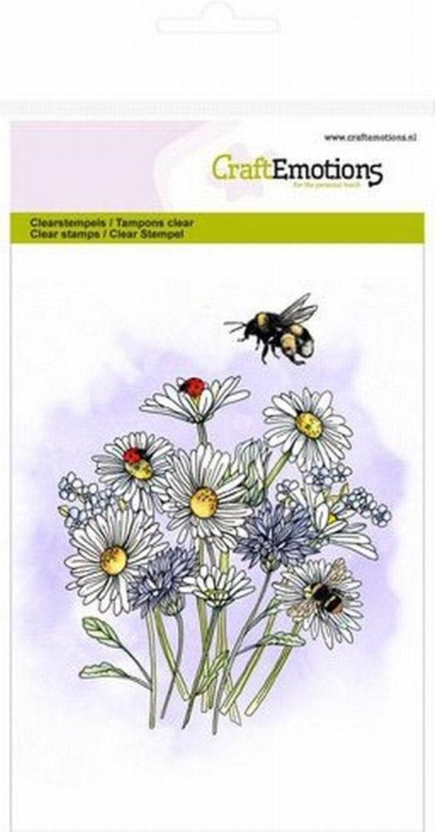 CraftEmotions clearstamps A6 - veldbloemen 1 GB