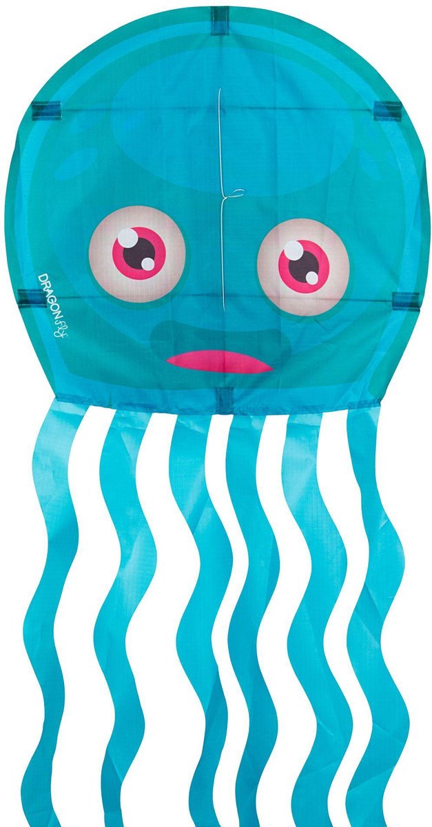 Dragon Fly Vlieger - Sea Animals - Blauw