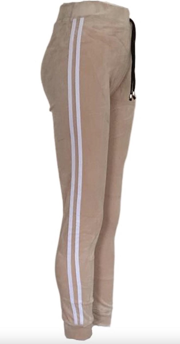 Stijlvolle Dames Joggingbroek / Trainingbroek / Sportbroek | Sweat Pants | Bruin - M