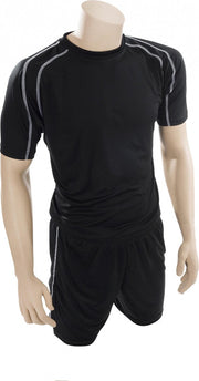 Precision Voetbalshirt- En Broek Lyon Unisex Zwart Maat L