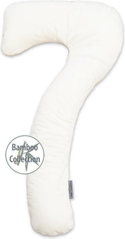 my7 Zijslaapkussen - Bamboo-Collection - Cloudy White 168
