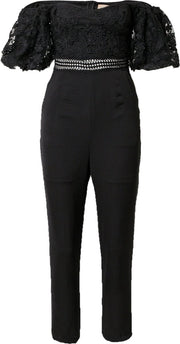Love Triangle jumpsuit peony Zwart-6 (Xs)