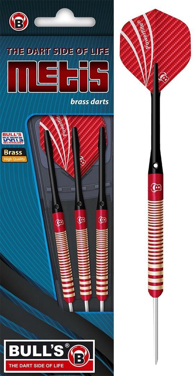 BULL'S Metis Brass Red - 23 Gram