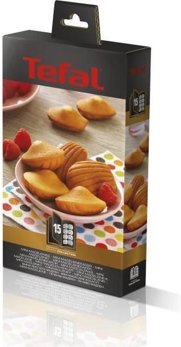 TEFAL Accessoires XA801512 Set van 2 mini-madeleines snackcollectie