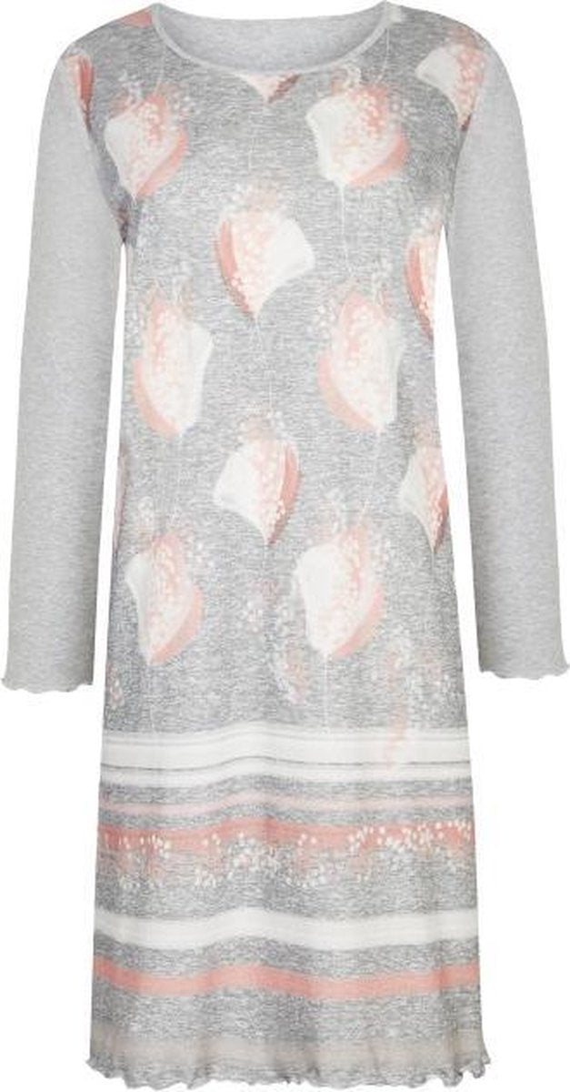 CYBÉLE NIGHT RHONA Longsleeve Grey/Print Nachthemd maat 38